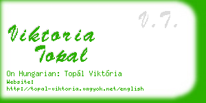 viktoria topal business card